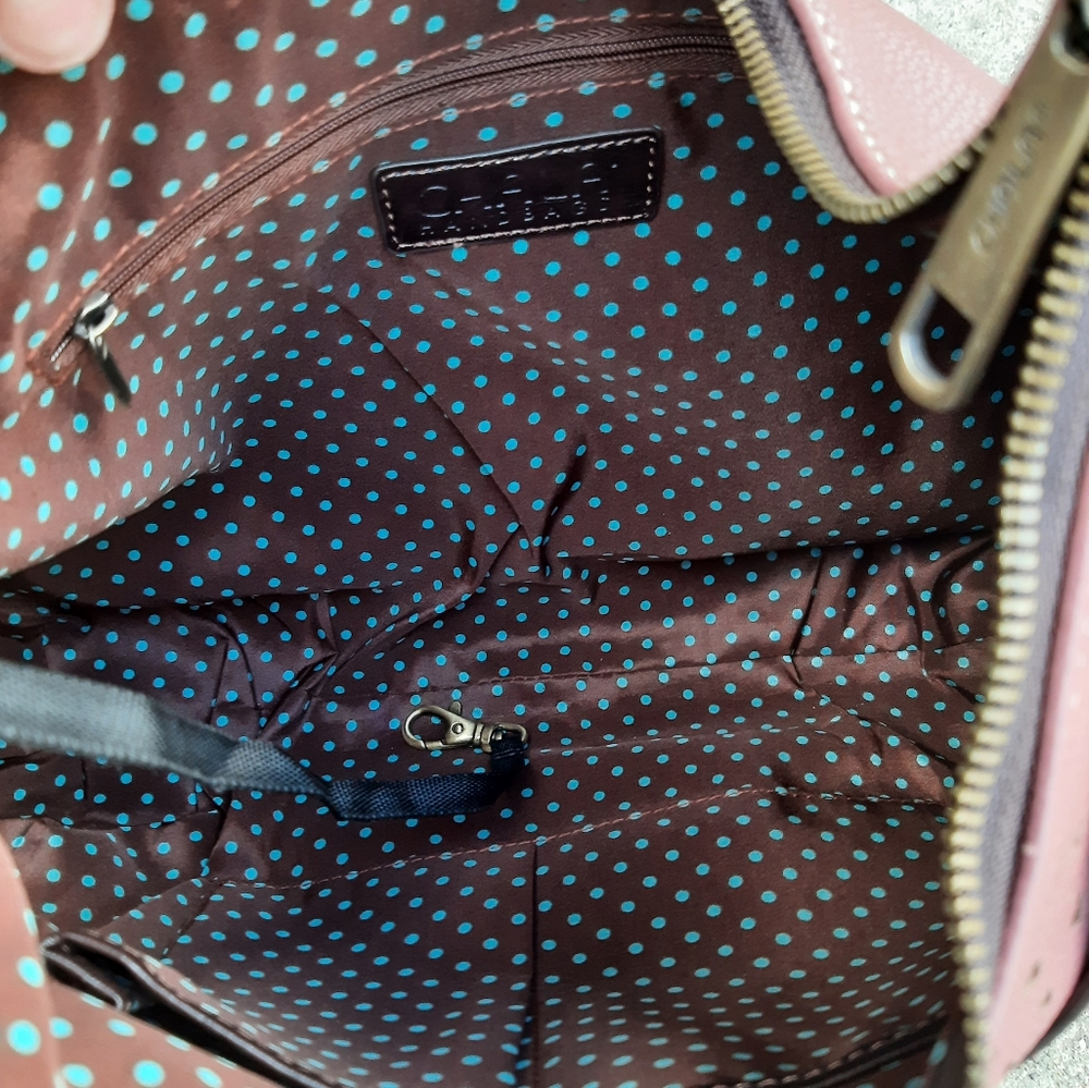 Chala Rose Large Pebbled Crossbody Hobo - Picture 10 of 10